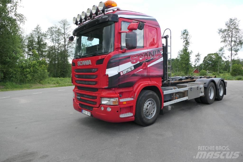 Scania R480lb6x2hsz Treileri ar āķi