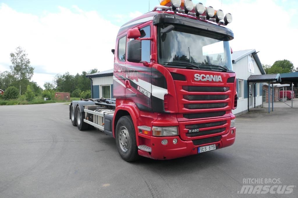 Scania R480lb6x2hsz Treileri ar āķi
