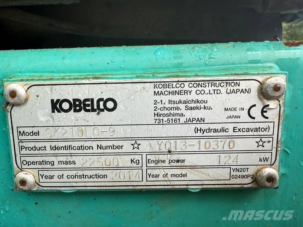 Kobelco SK 210 LC-9 Kāpurķēžu ekskavatori