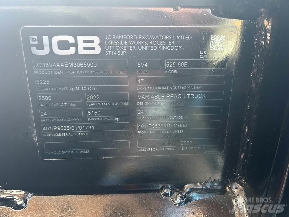 JCB 525-60 E-TECH Teleskopiskie manipulatori