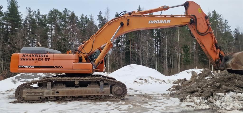 Doosan DX 480 LC Kāpurķēžu ekskavatori