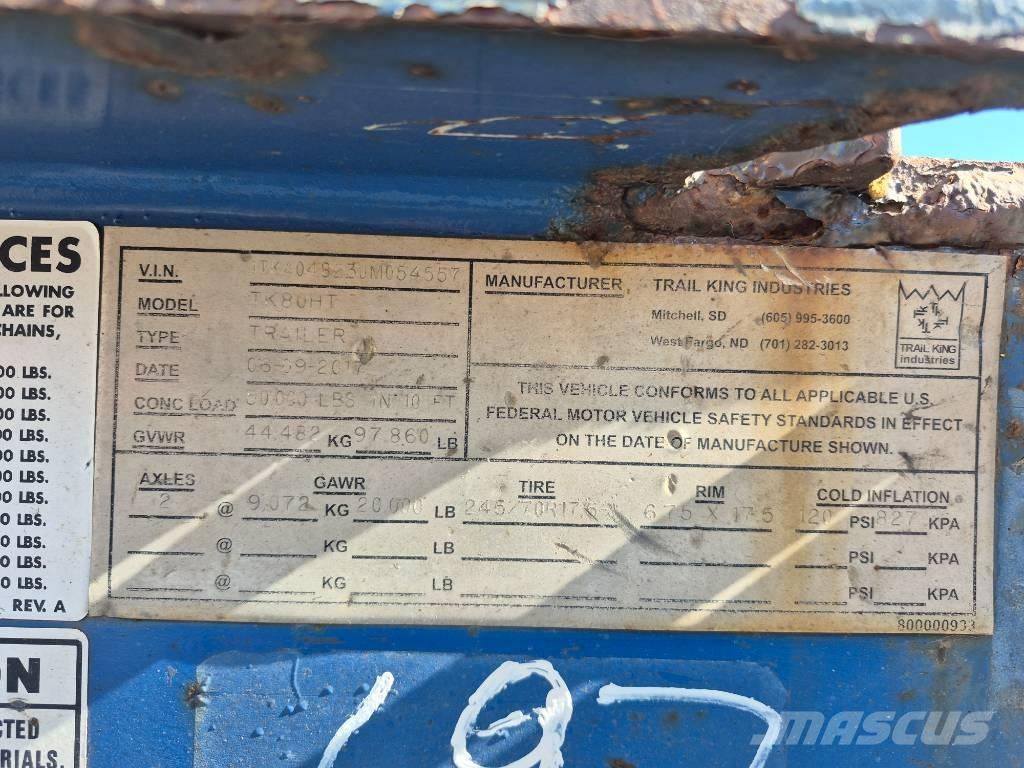 Trail King TK80HT Citas piekabes