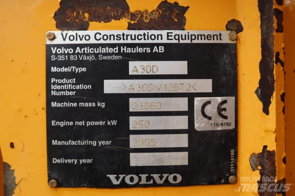 Volvo A30D Artikulētie pašizgāzēji
