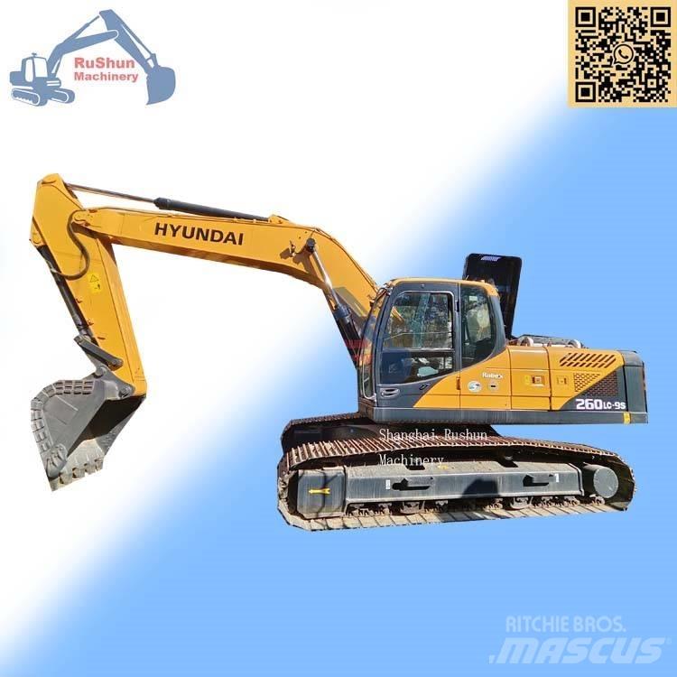 Hyundai 260 LC Kāpurķēžu ekskavatori