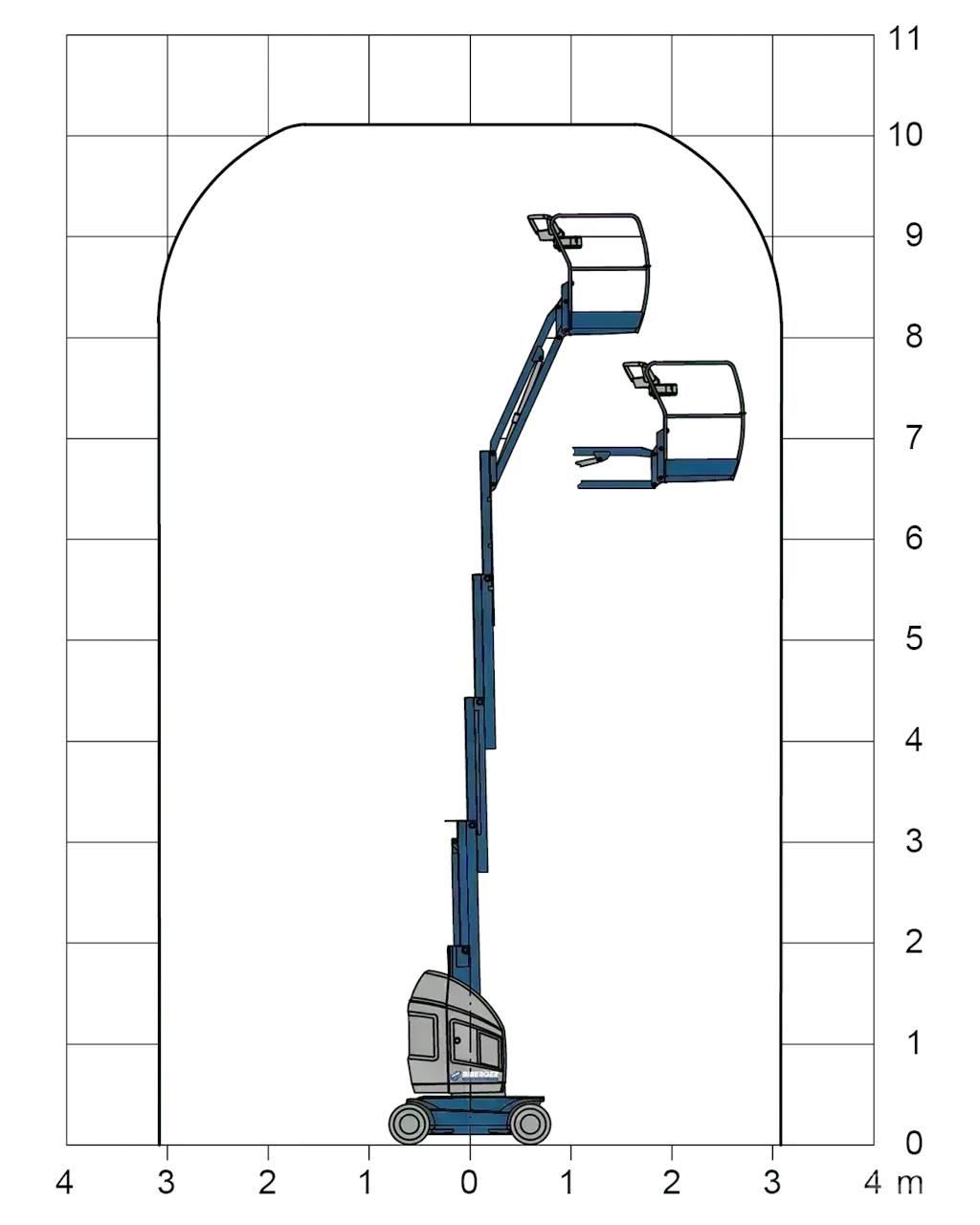 JLG Toucan 10E-L Strēles pacēlāji