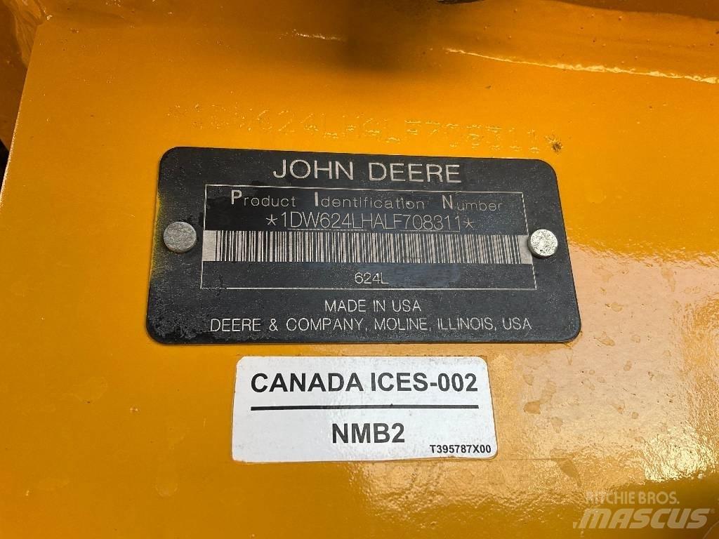 John Deere 624L Iekrāvēji uz riteņiem
