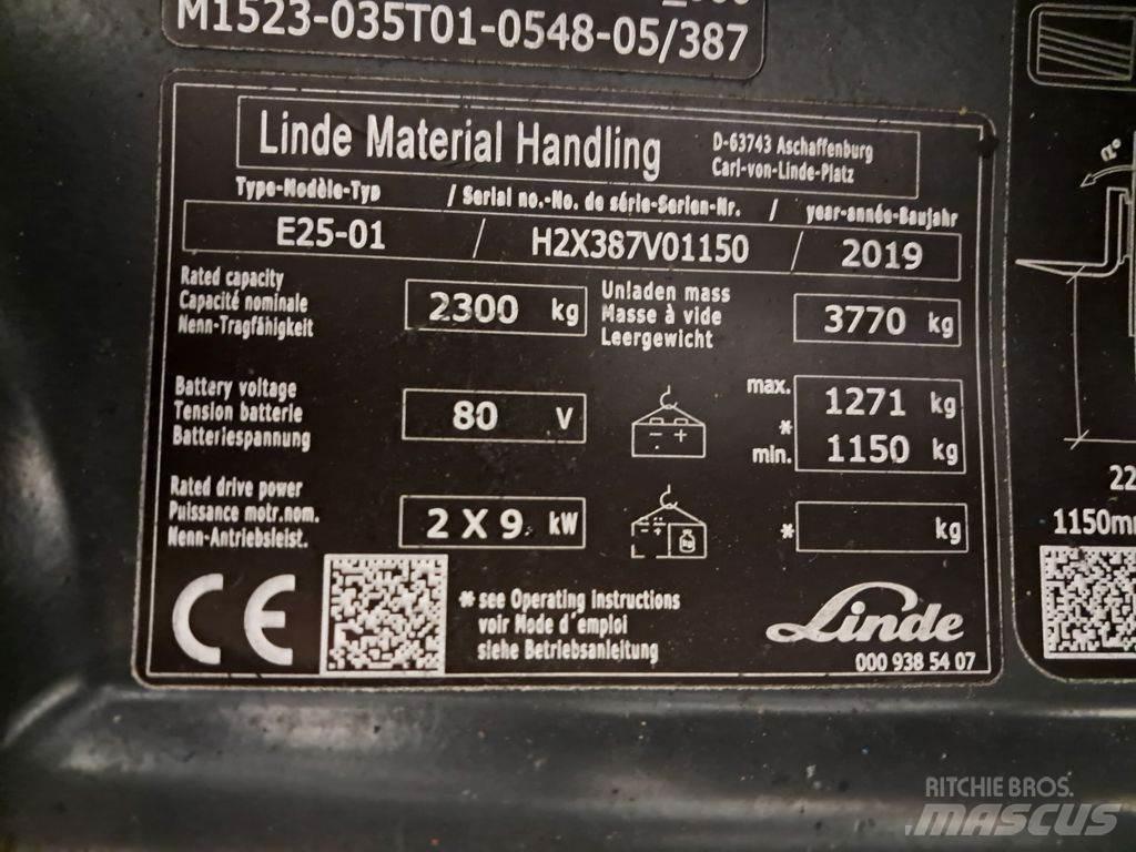 Linde E25-01 Elektriskie iekrāvēji