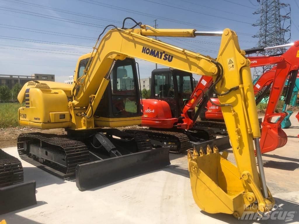 Komatsu PC 60 Kāpurķēžu ekskavatori