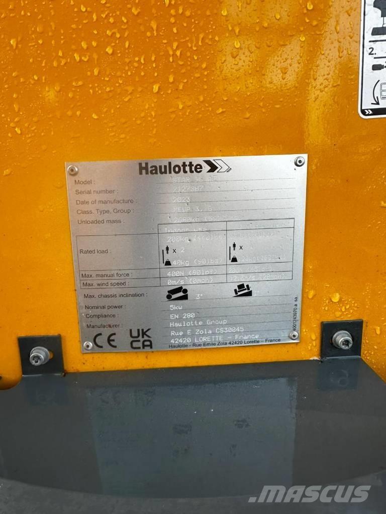 Haulotte Star 10 Vertikālie pacēlāji