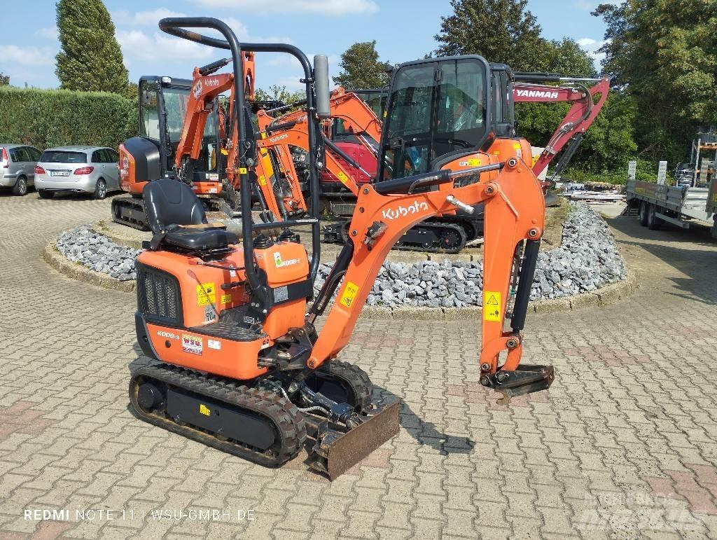 Kubota K008-5 Mini ekskavatori < 7 t