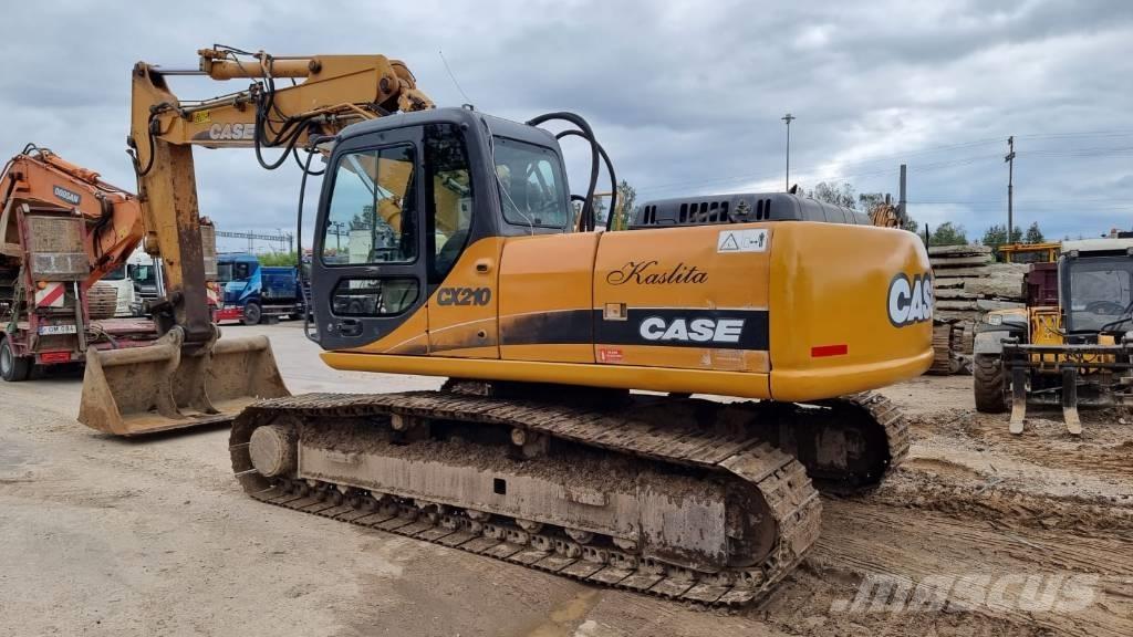 CASE CX 210 LC Kāpurķēžu ekskavatori