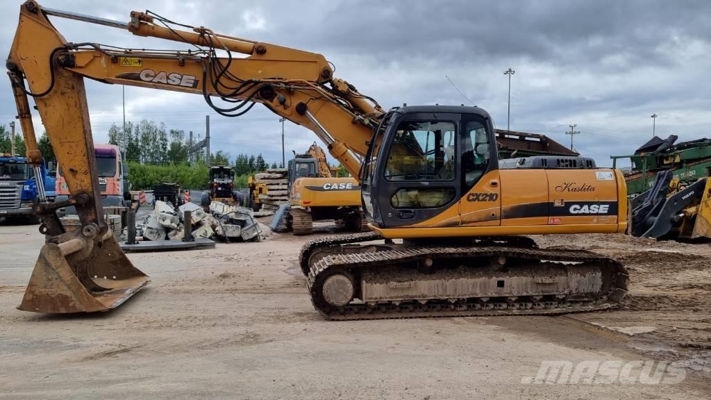 CASE CX 210 LC Kāpurķēžu ekskavatori
