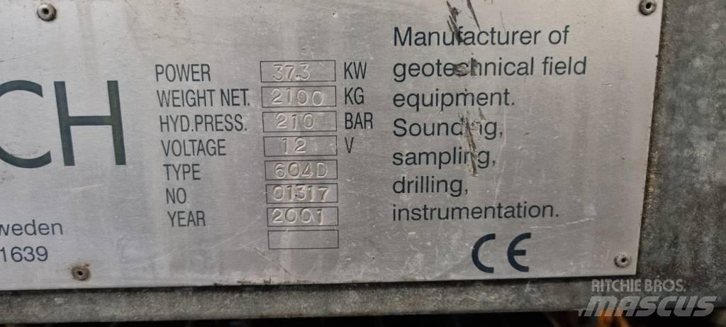 Geotech 604D Cits urbšanas aprīkojums