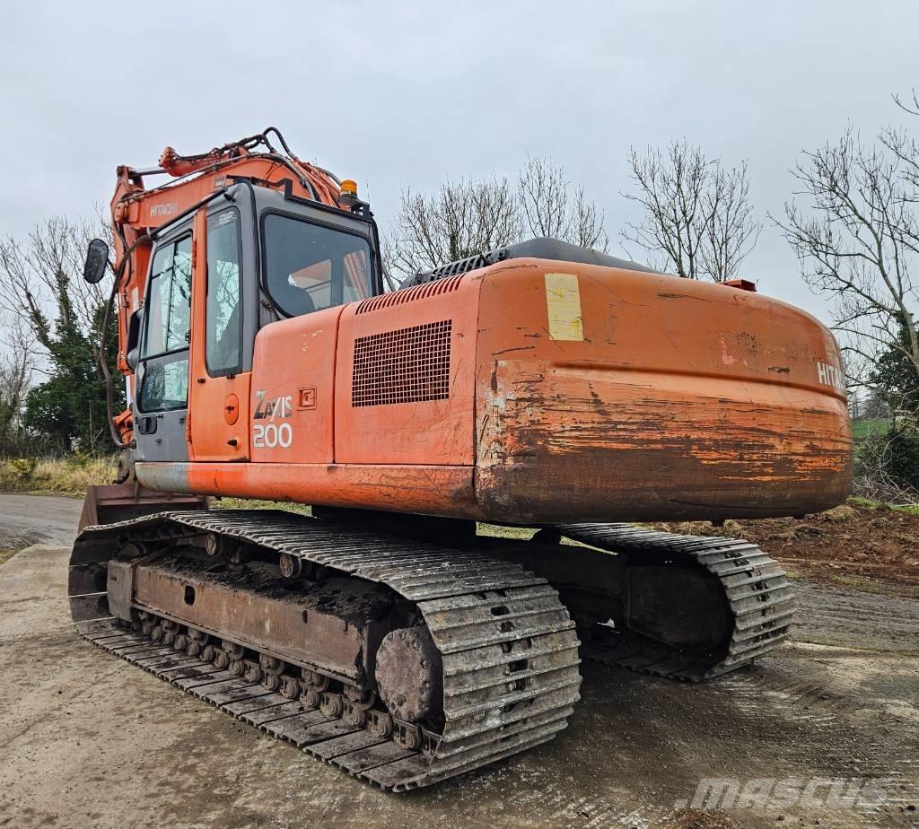 Hitachi ZX 200 LC Kāpurķēžu ekskavatori