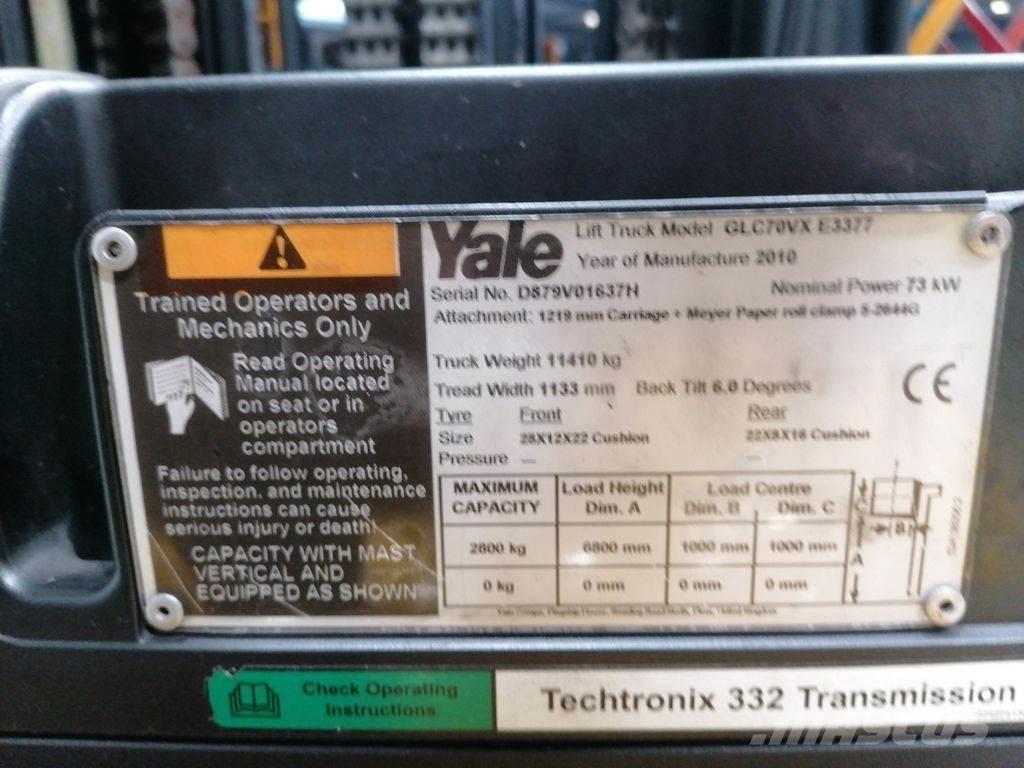 Yale VX70 LPG tehnika