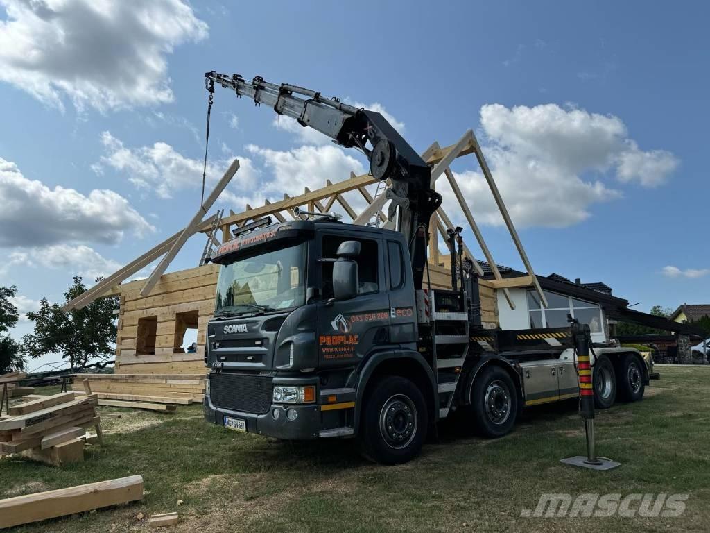 Scania P 460 Kabeļu pacēlājs nomontējamām kravas mašīnām