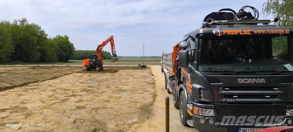 Scania P 460 Kabeļu pacēlājs nomontējamām kravas mašīnām