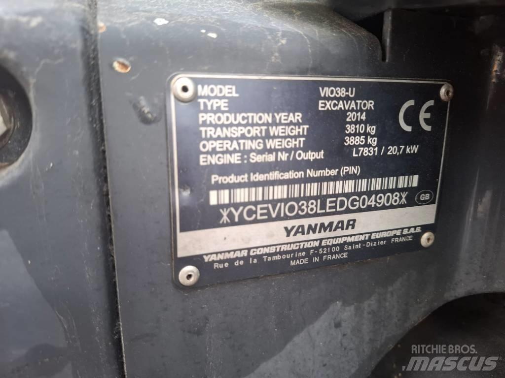 Yanmar Vio 38-U Mini ekskavatori < 7 t