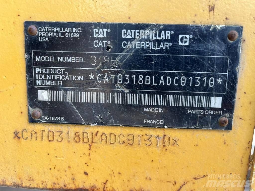 CAT 318 B L Kāpurķēžu ekskavatori