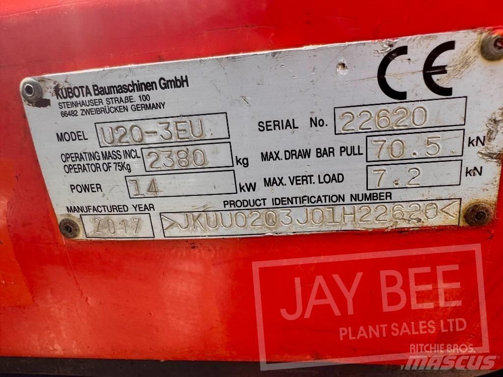 Kubota U 20-3 Mini ekskavatori < 7 t