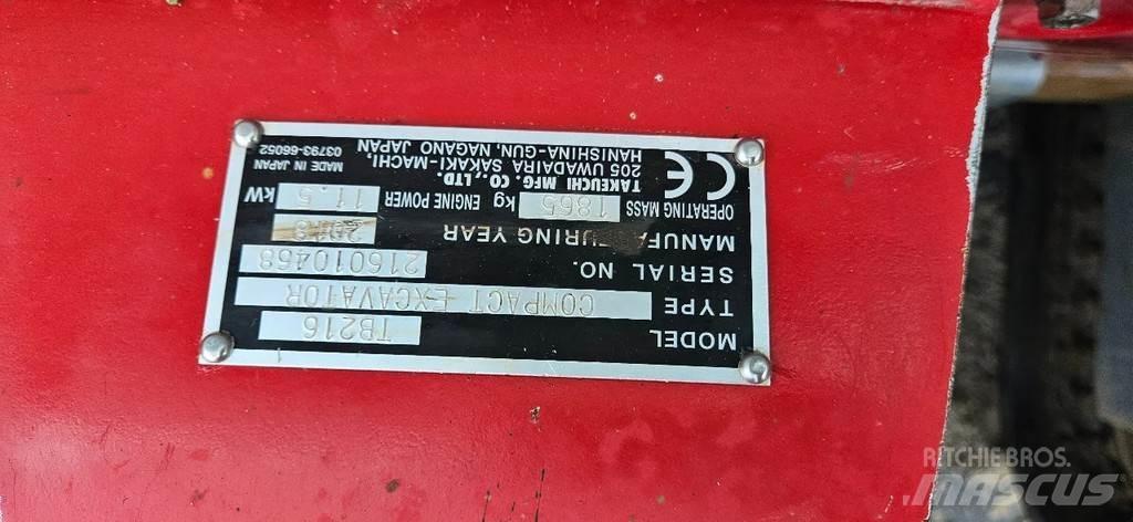 Takeuchi TB216 Mini ekskavatori < 7 t