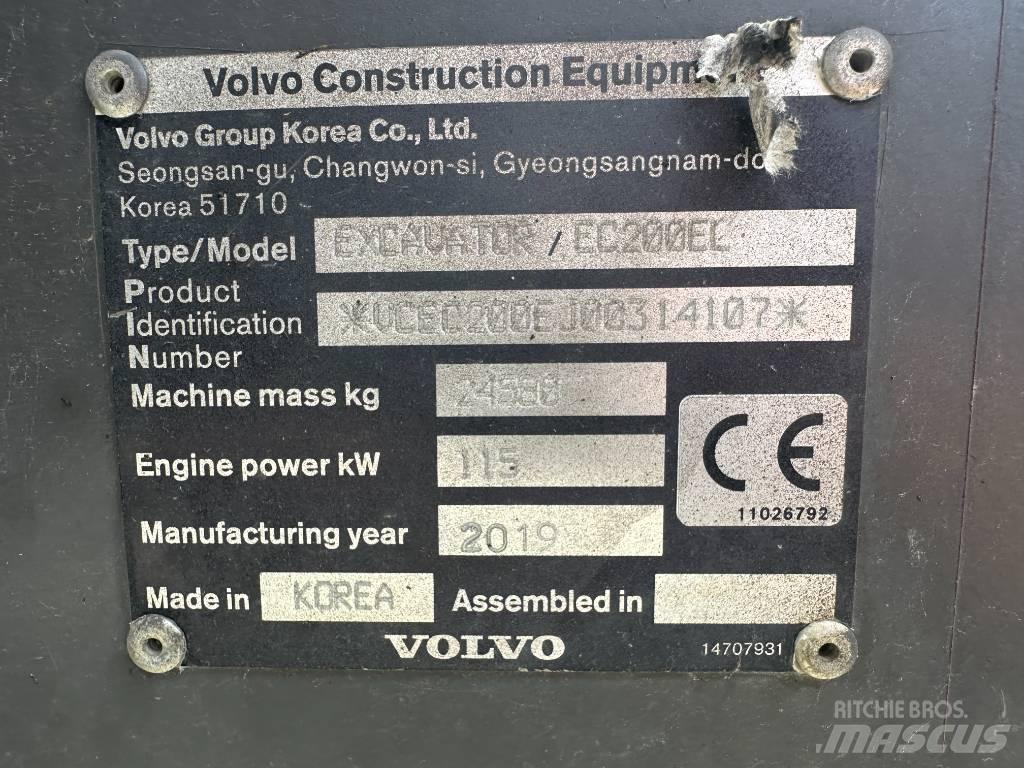 Volvo EC 200 EL Kāpurķēžu ekskavatori