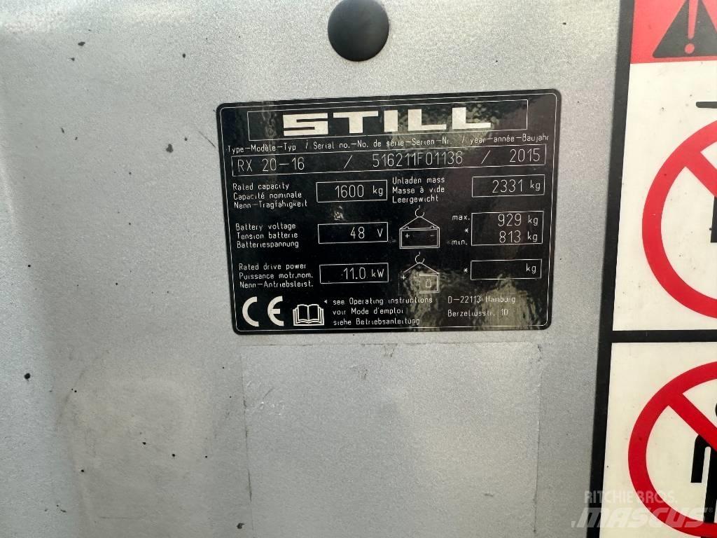Still RX20-15 Elektriskie iekrāvēji