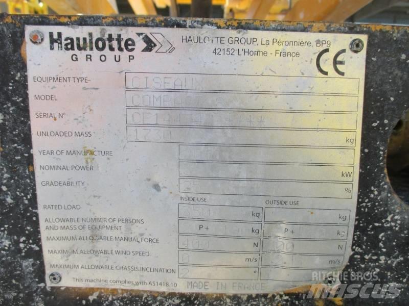 Haulotte Compact 8 Šķerveida pacēlāji