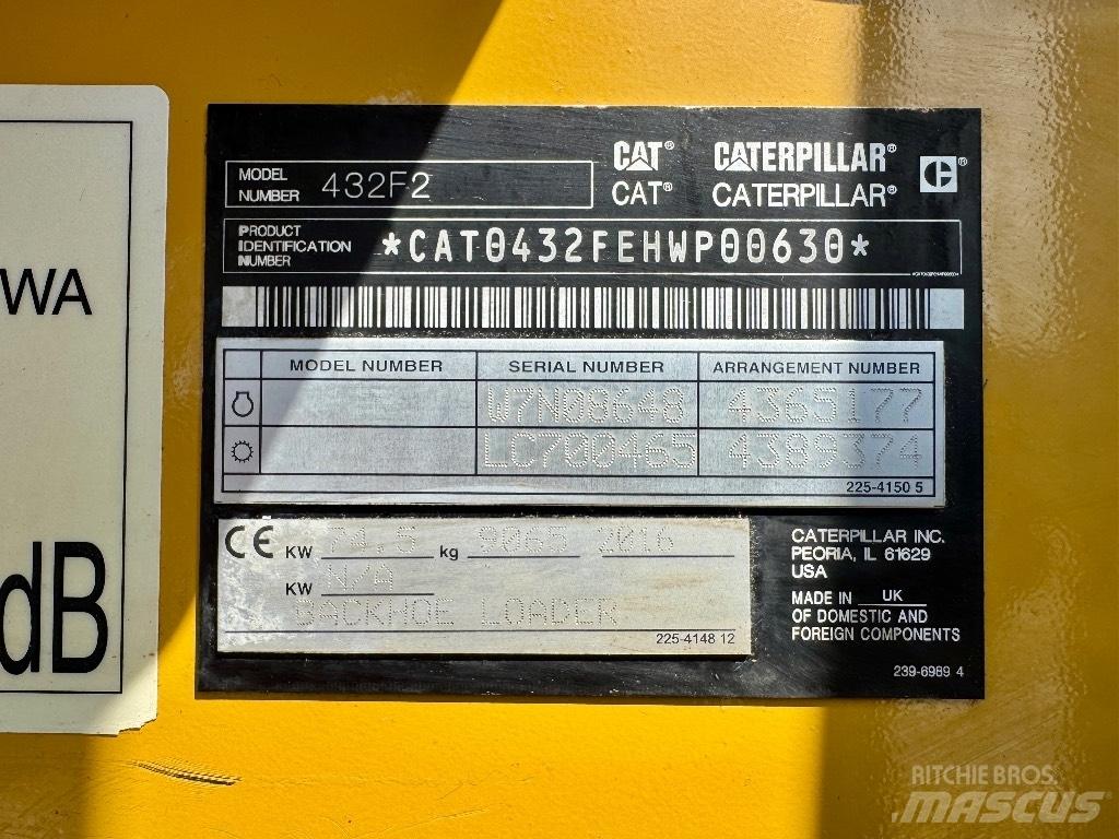 CAT 432F2 Ekskavatori-iekrāvēji