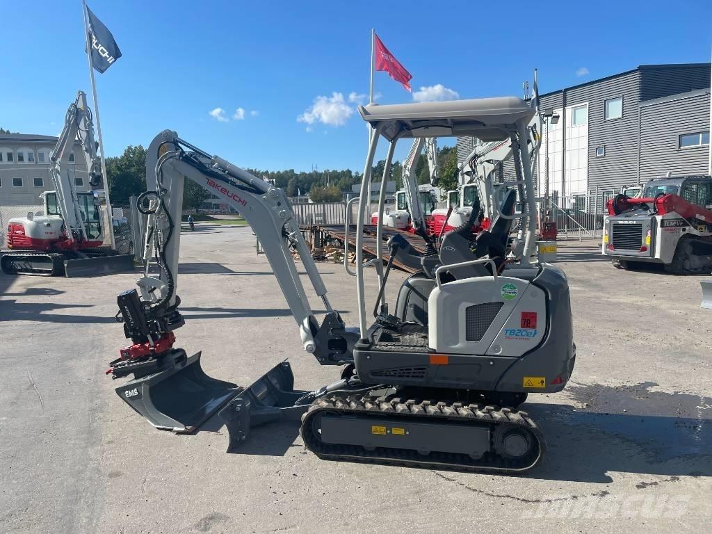 Takeuchi TB 20 E Mini ekskavatori < 7 t