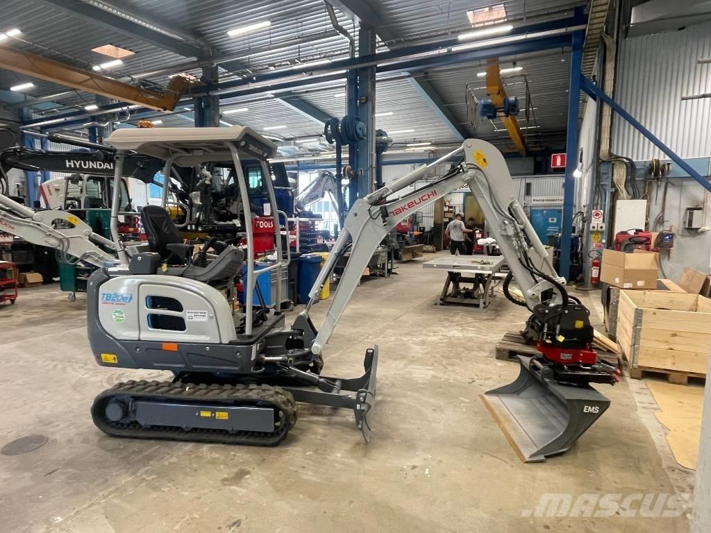 Takeuchi TB 20 E Mini ekskavatori < 7 t