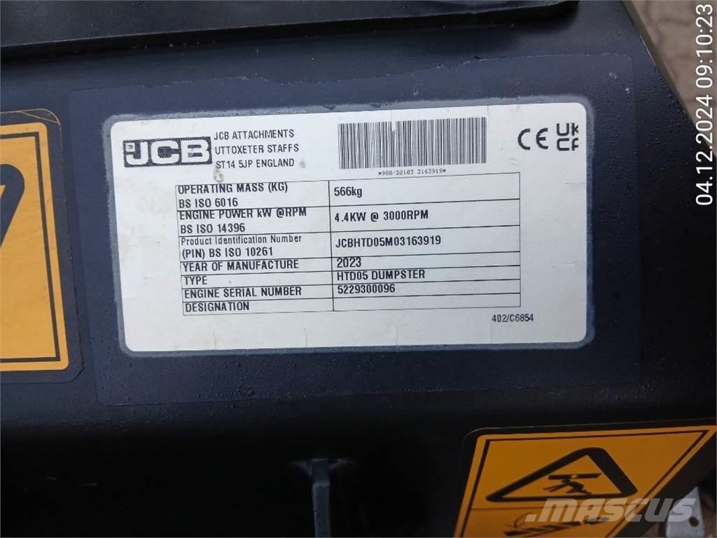 JCB HTD5 mit Tritt Mini pašizgāzēji
