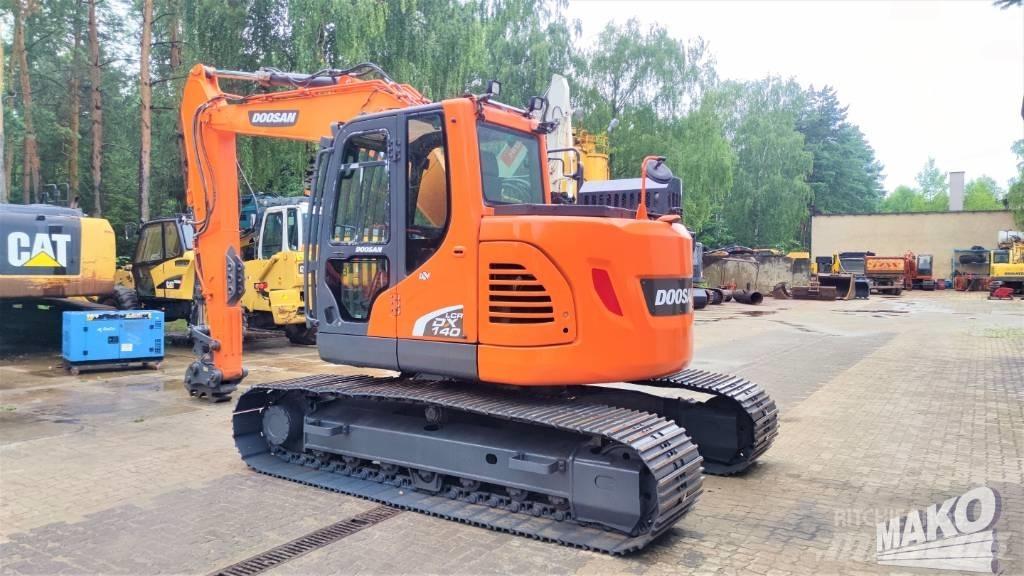 Doosan DX 140 LCR Kāpurķēžu ekskavatori