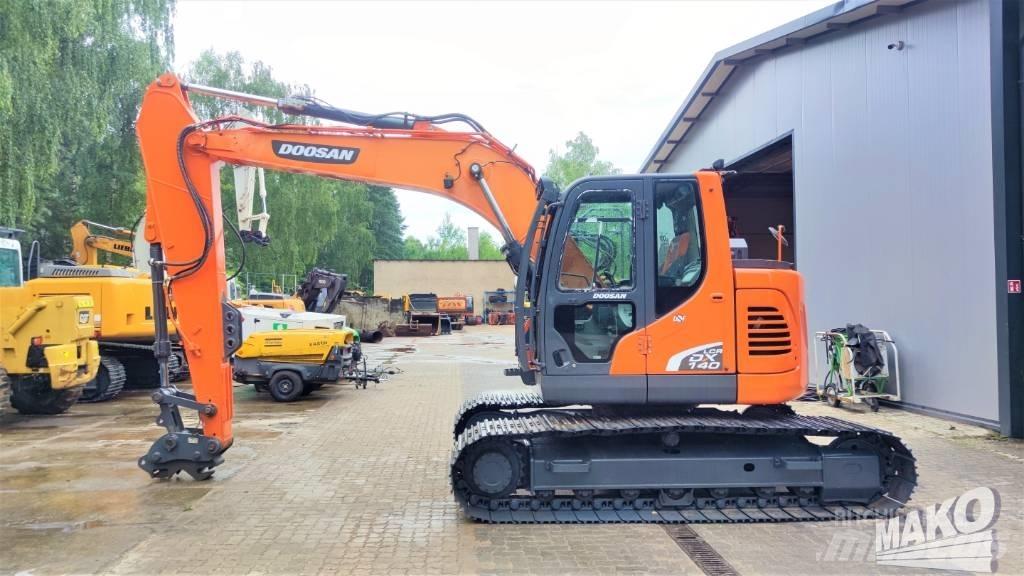 Doosan DX 140 LCR Kāpurķēžu ekskavatori