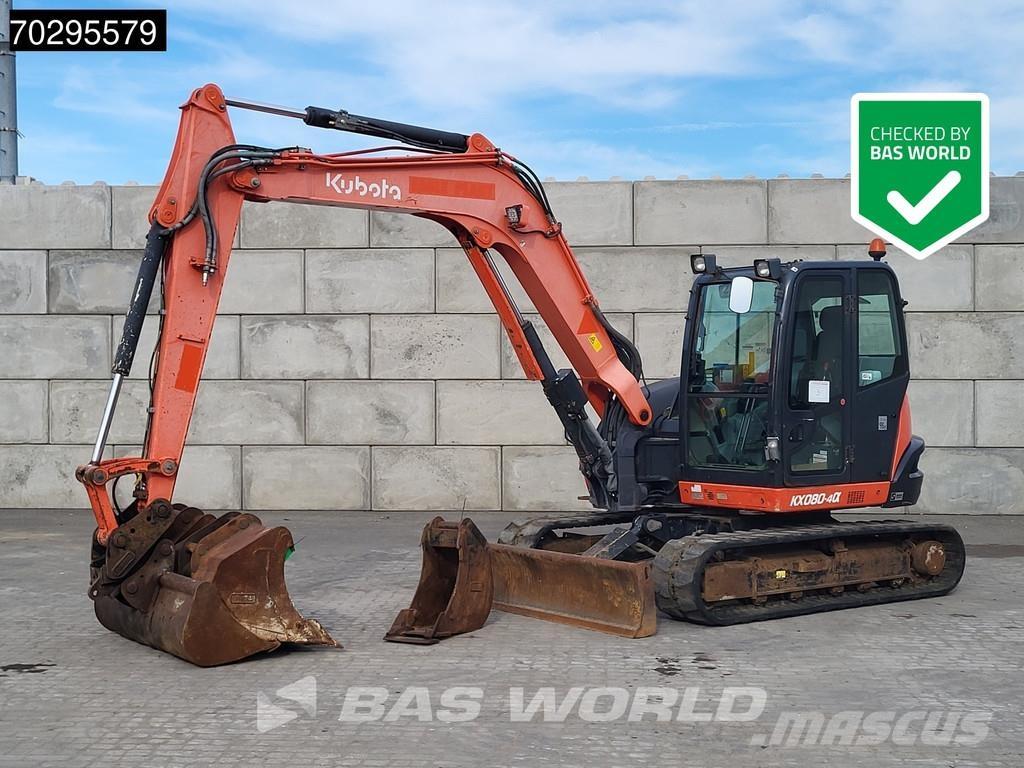 Kubota KX080-4a Mini ekskavatori < 7 t