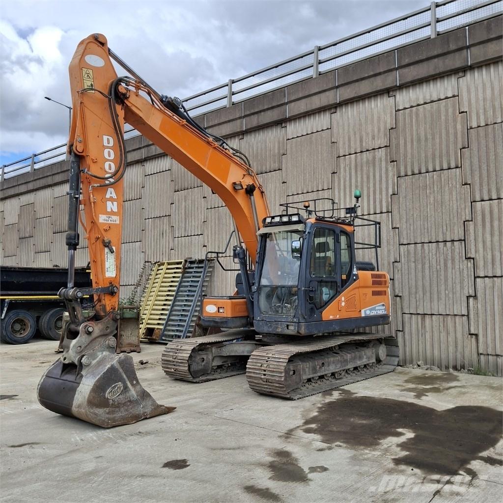 Doosan DX 140 LC Kāpurķēžu ekskavatori