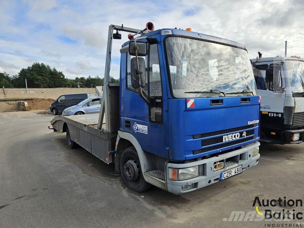 Iveco 75E14 Evakuators ar manipulatoru