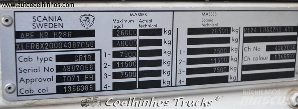 Scania 124L 400 Šasija ar kabīni
