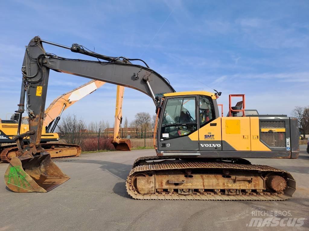 Volvo EC220EL Kāpurķēžu ekskavatori