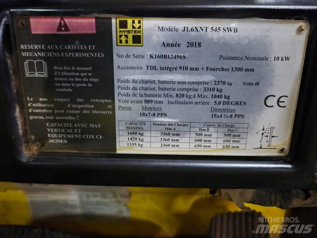 Hyster J 1.6 XNT Elektriskie iekrāvēji