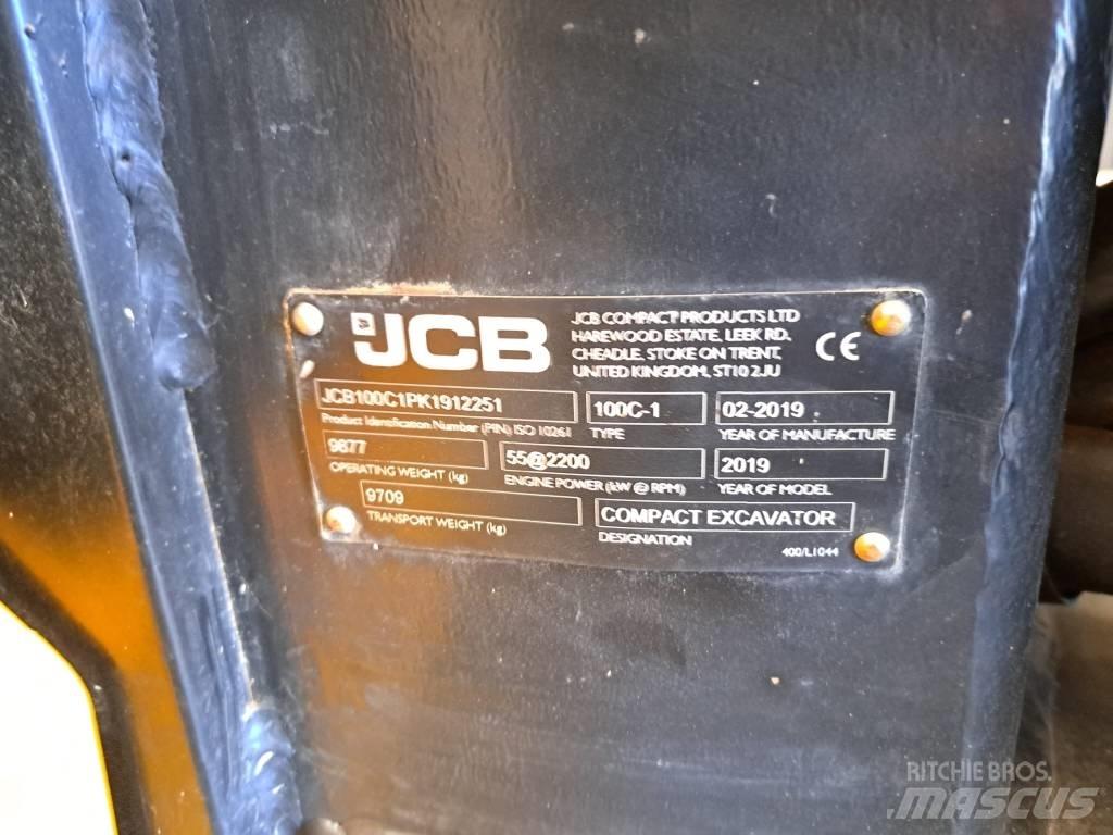JCB 100 C-1 Vidēja lieluma ekskavatori 7 t - 12 t