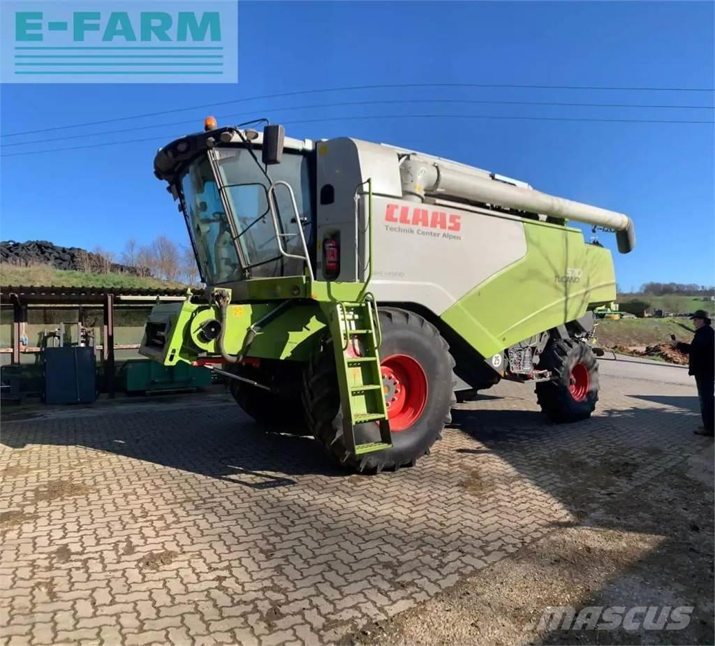 CLAAS tucano 570 Ražas novākšanas kombaini