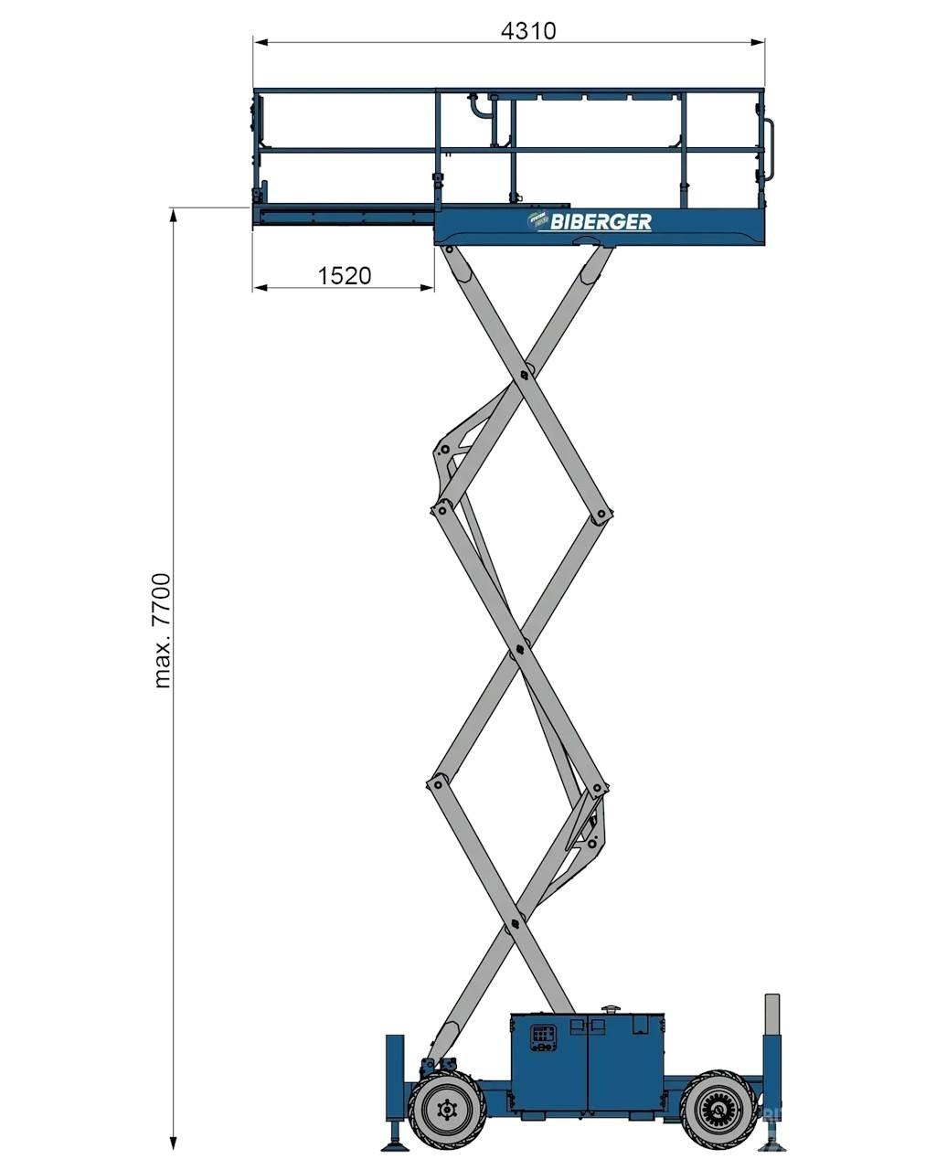 Genie GS 2669 RT Šķerveida pacēlāji