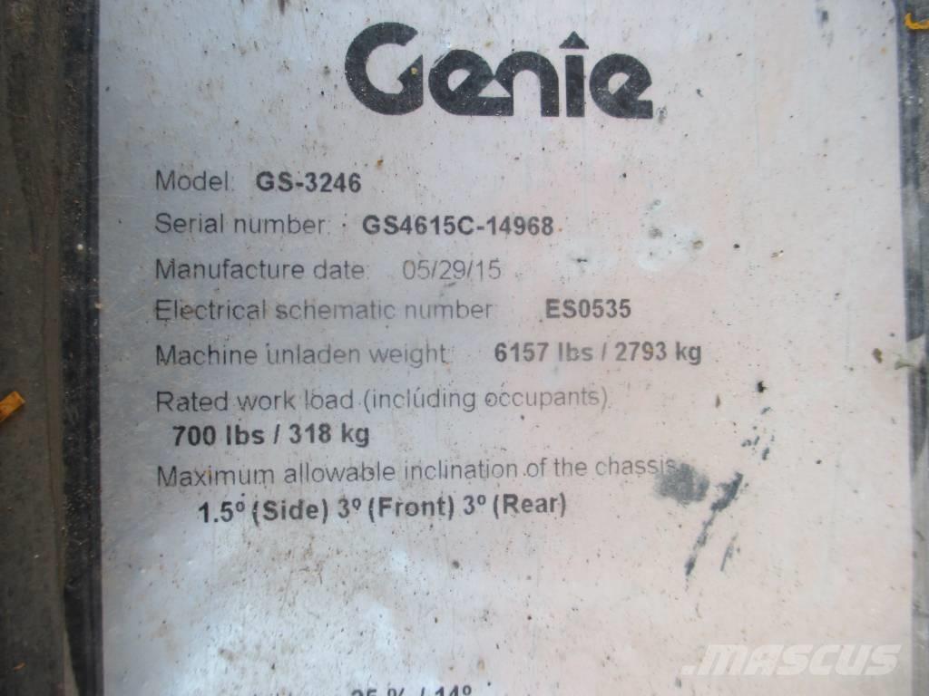 Genie GS 3246 Šķerveida pacēlāji
