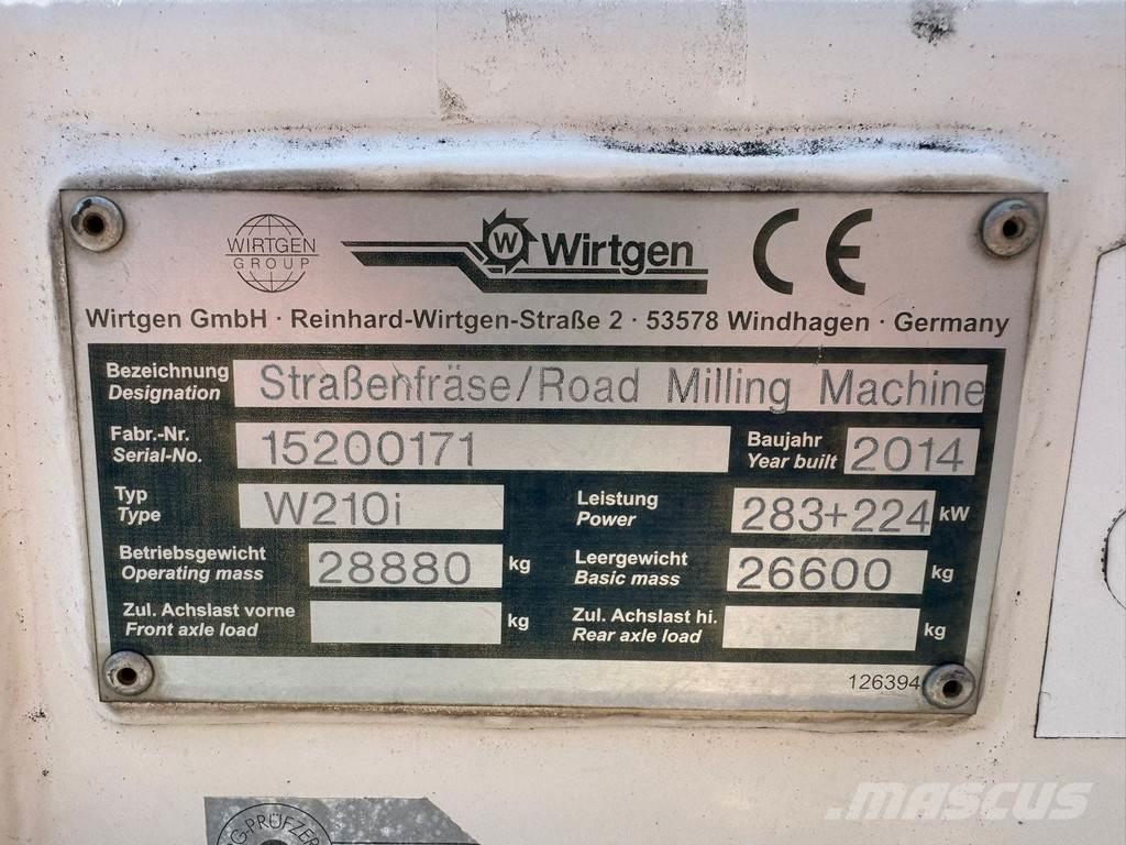 Wirtgen W210i Asfalta dzesēšanas iekārtas