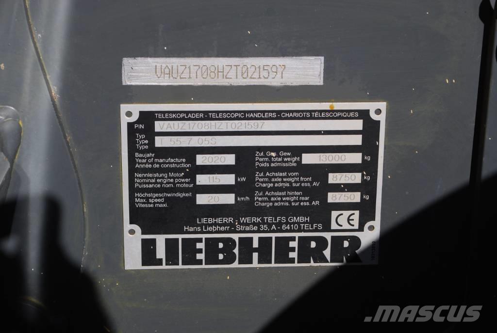 Liebherr T 55-7s Teleskopiskie manipulatori