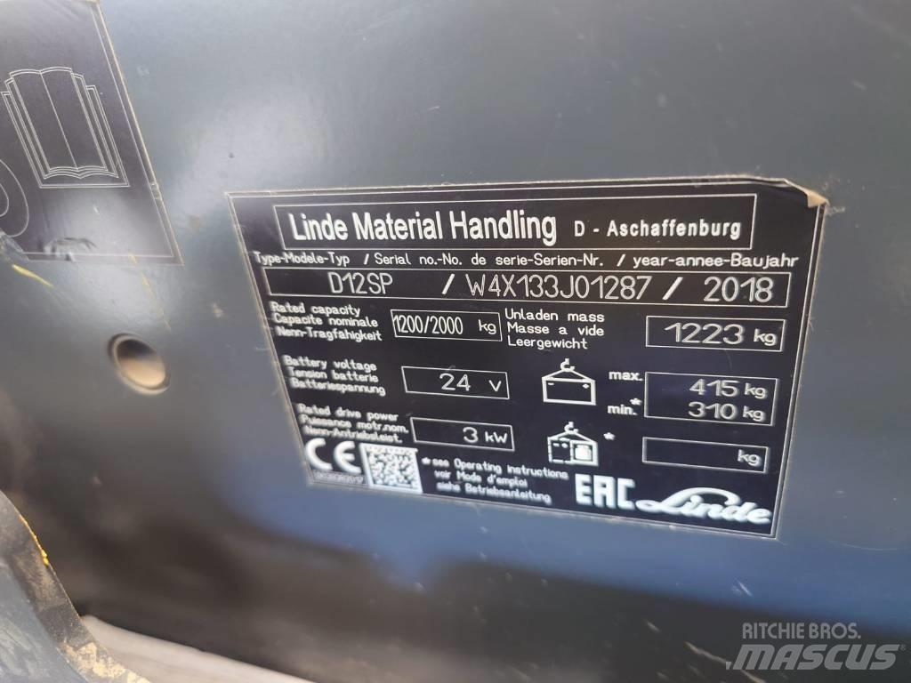 Linde D 12 Pašgājēji krautnētāji