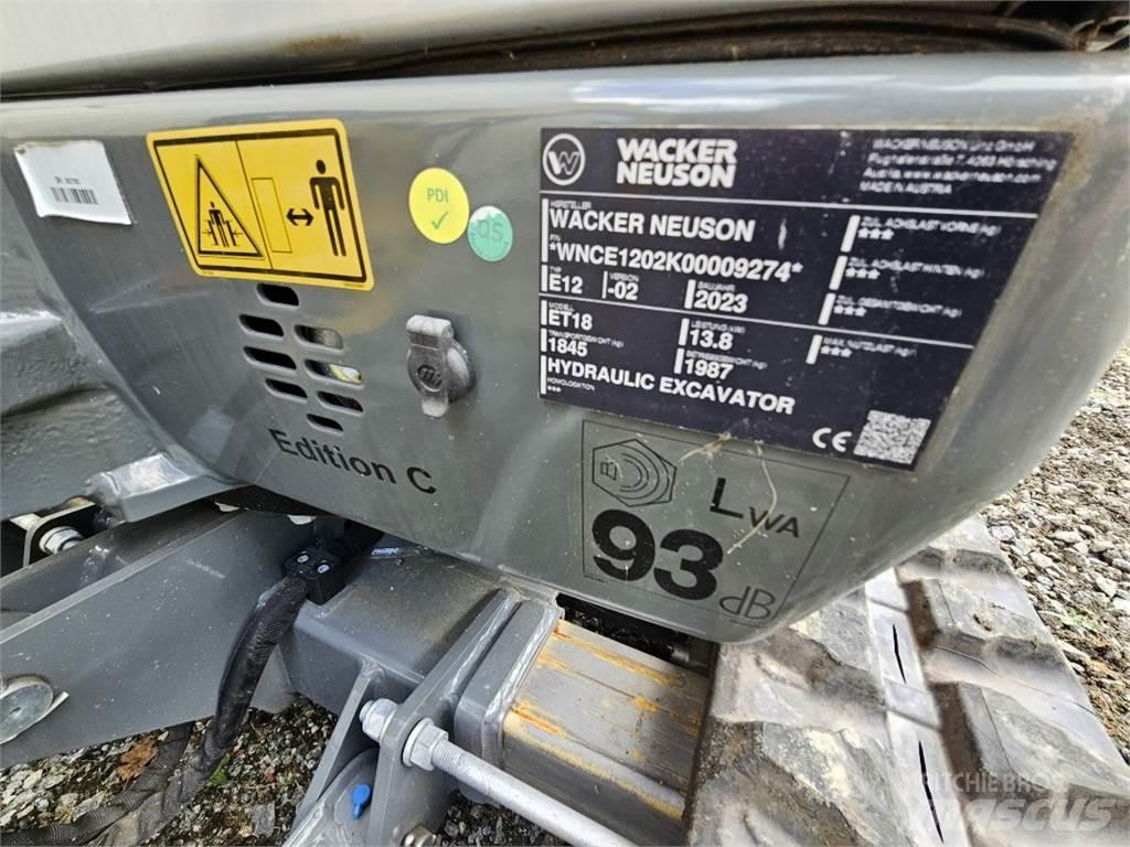 Wacker ET 18 Mini ekskavatori < 7 t