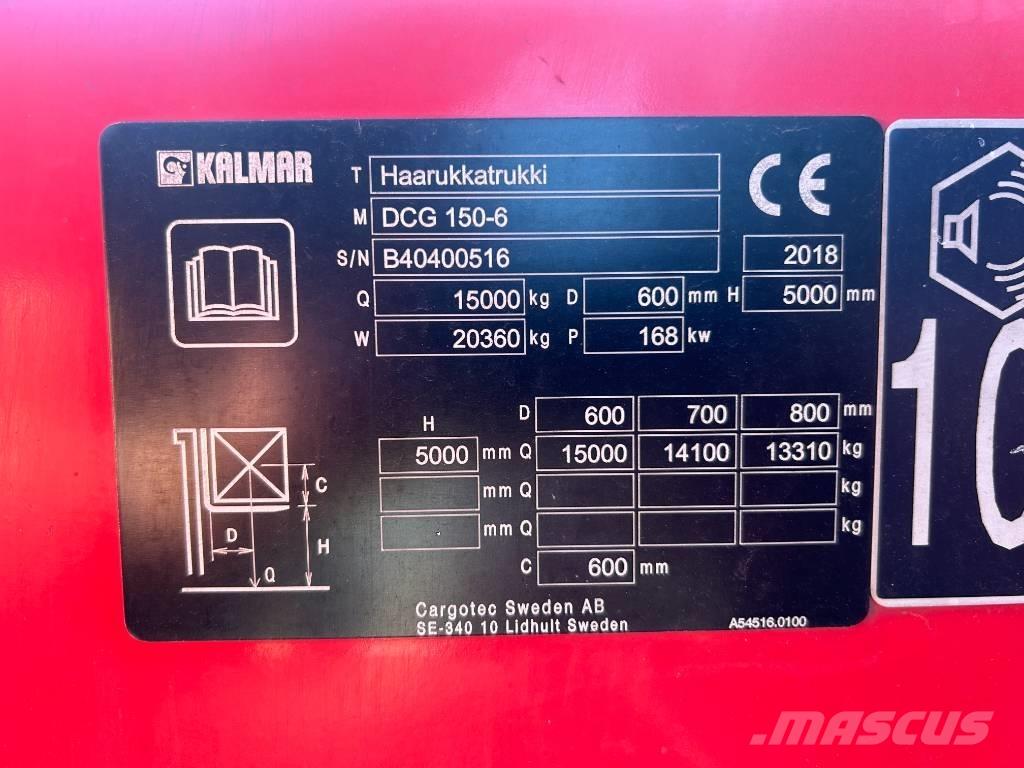 Kalmar DCG150-6 Tehnika ar dīzeļa dzinēju
