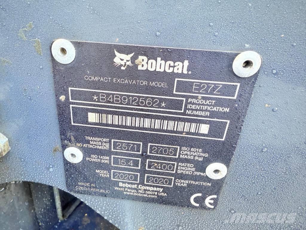 Bobcat E 27z Mini ekskavatori < 7 t